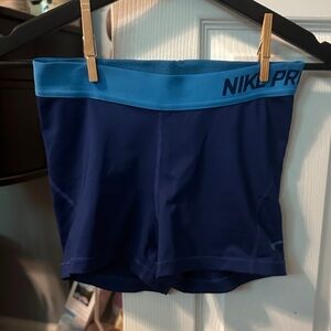 Nike Pro Dark Blue Performance Shorts